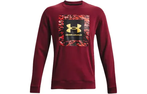 Under Armour UA Chinese New Year Fleece Thermal Fleece Lined Pullover Sports Sweatshirt Men's Red