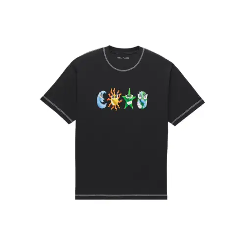 Vans T Shirts Men's Black Crew Neck