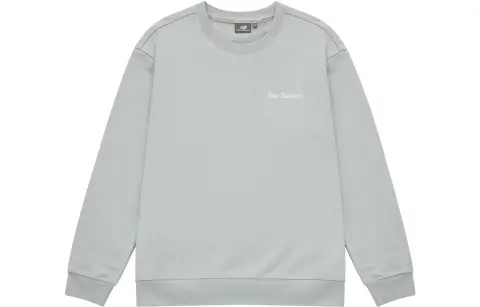 New Balance Sweatshirts Unisex Gray Crew Neck Moderate Regular