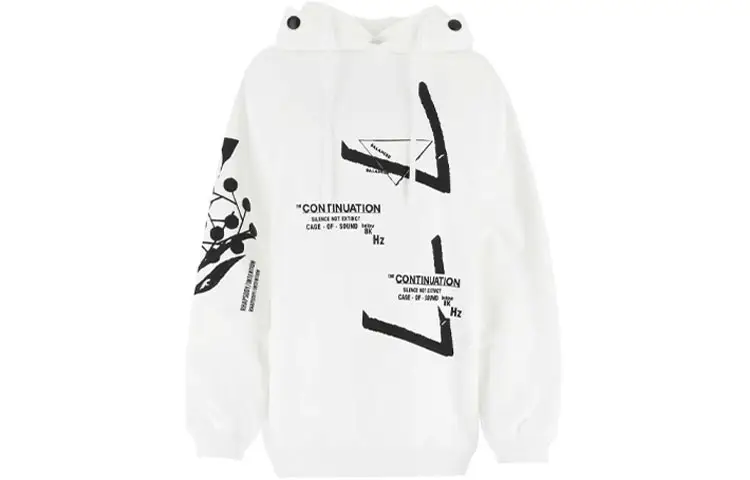 PRADA Sweatshirts Unisex White Hooded Moderate Regular