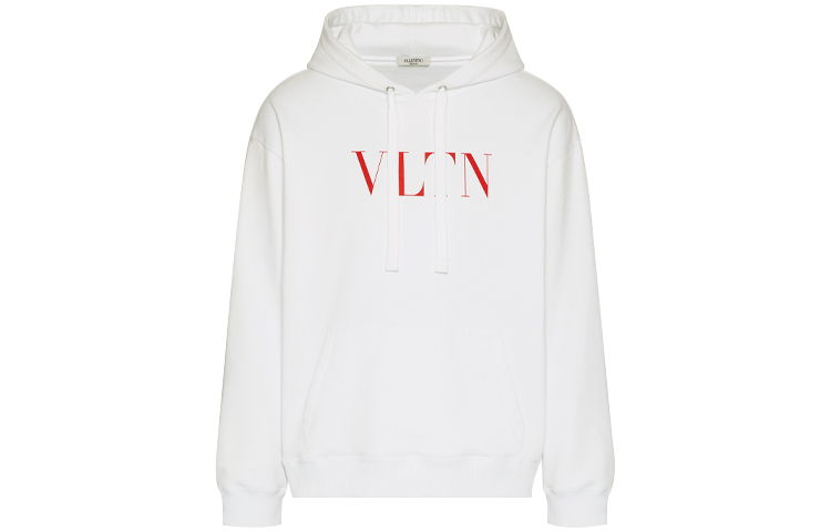 Valentino Vltn Logo Printed Long-Sleeved Hoodie