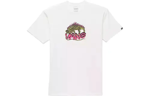 Vans Fiery Friend T Shirt Men's White
