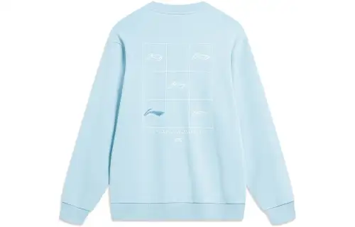 Li Ning Sports Life Collection Sweatshirt Unisex Milk Blue