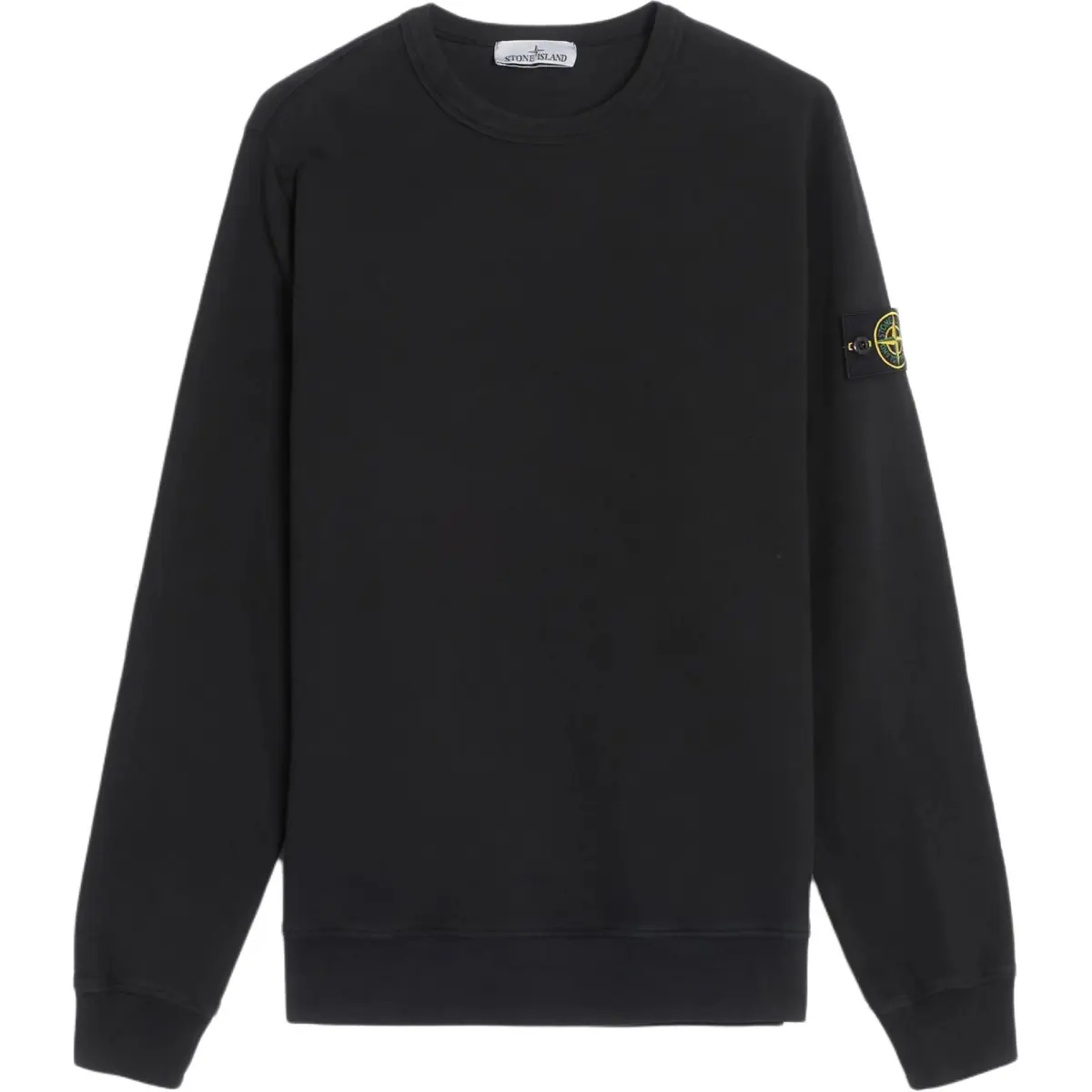 STONE ISLAND FW23 Compass-badge Cotton Sweatshirt Black