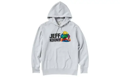UNIQLO Sweatshirts Unisex Gray Hooded Moderate Regular