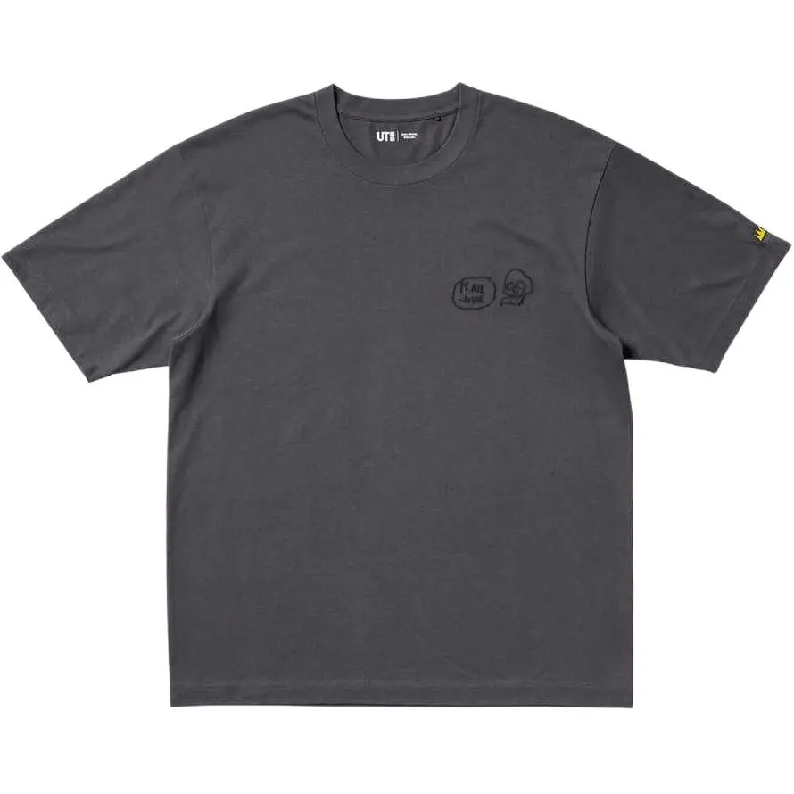 UNIQLO x Jean Michel Basquiat Collaboration SS25 T Shirt Unisex Dark Gray