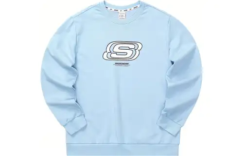 Skechers Colorful Sweatshirt Unisex Air Blue