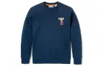 Timberland Sweatshirts Men's Dark Indigo Crew Neck Moderate Regular