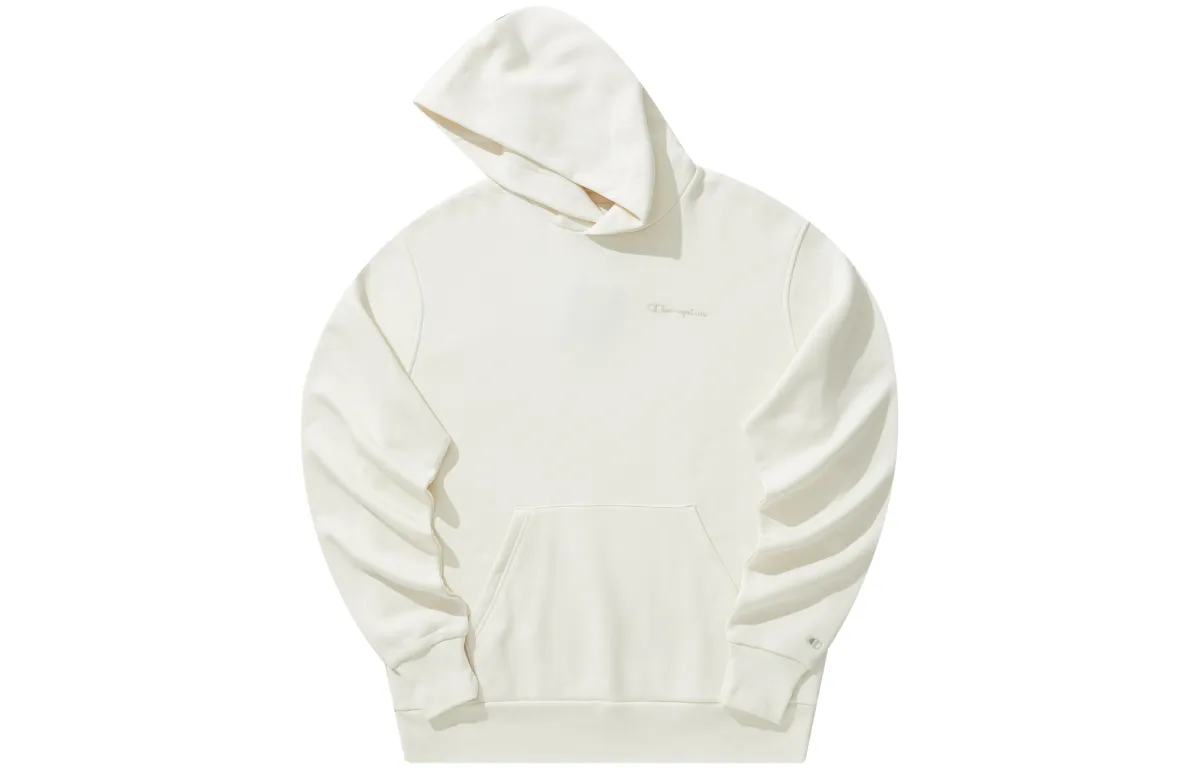 Champion Rochester Collection, Embroidery Logo Minimalist Style Athleisure Fleece Lined Hood Sweatshirt Europe Version