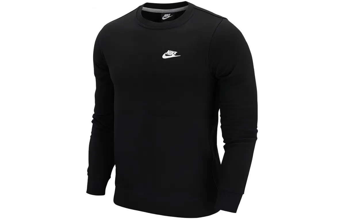 Nike Sweatshirts Men's Black Crew Neck Moderate Other