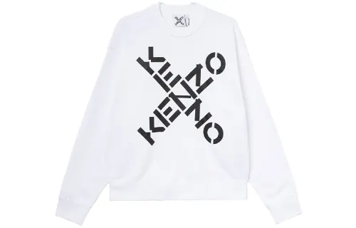 KENZO Letter Logo Sweatshirt Men's White