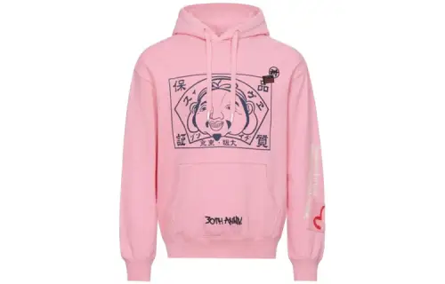 EVISU Sweatshirts Unisex Hooded Moderate Regular