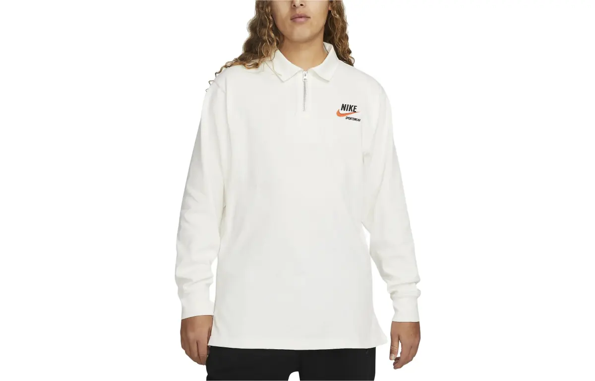 Nike Sweatshirts Unisex White Lapel Moderate Other