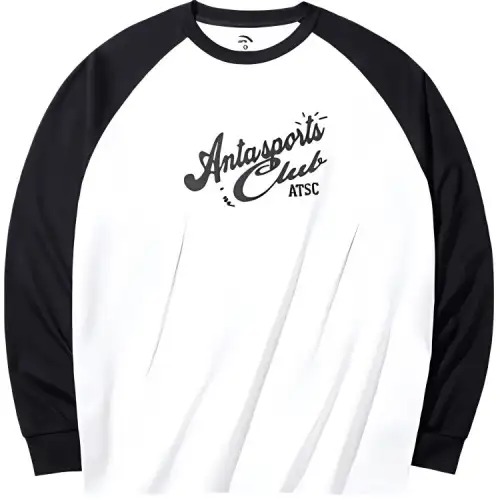 Anta Life Collection T Shirt Unisex Ivory White/Basic Black
