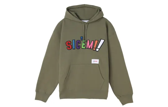 Supreme x Wtaps Sic'Em drawstring hoodie