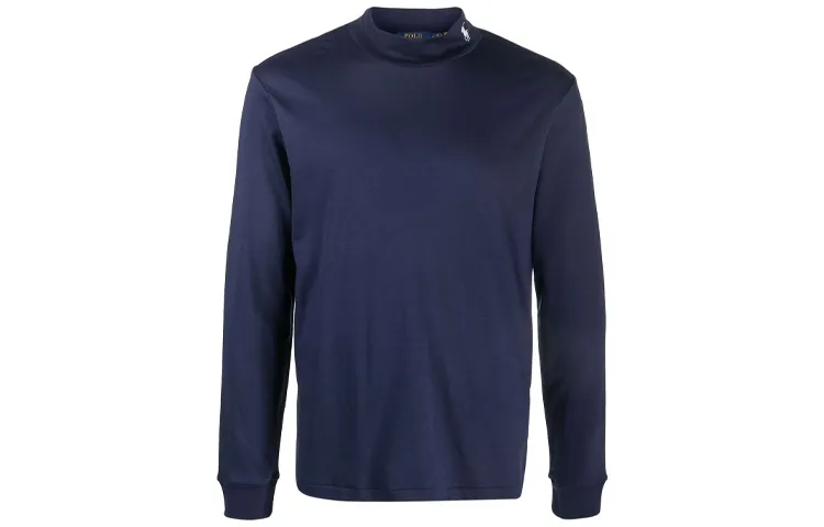 Polo Ralph Lauren Sweatshirts Men's Blue Half-Turtleneck Moderate Straight Fit