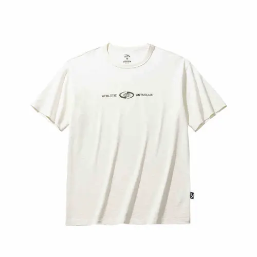 Anta Sports Lifestyle Collection Lifestyle Collection T Shirt Men's Ivory White