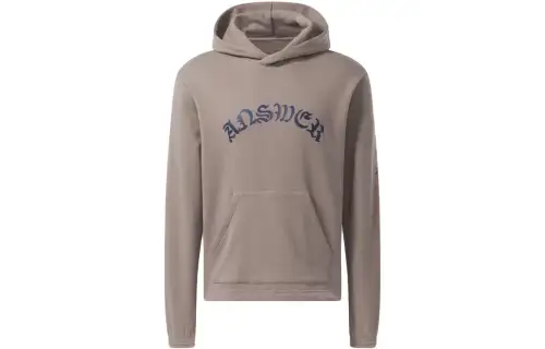 Reebok Sweatshirts Men's Khaki Hooded Moderate Regular
