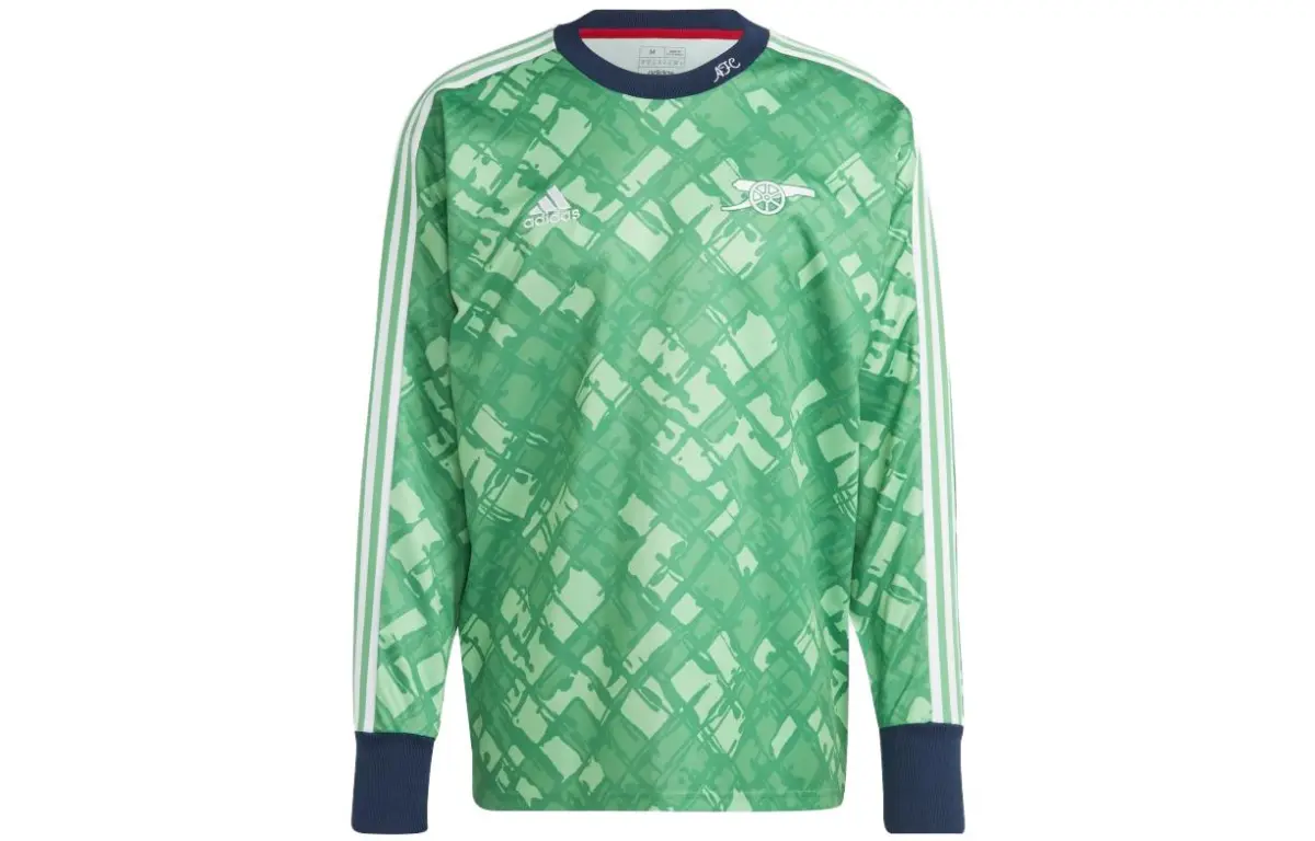 Adidas Sweatshirts Men's Green Crew Neck Moderate Regular