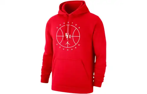 Jordan Sweatshirts Men's Red Hooded Moderate Other