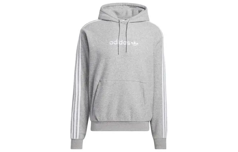 Adidas Sweatshirts Men's Gray Crew Neck Moderate Other