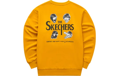Skechers Funny Monster Sweatshirts Unisex Crew Neck Moderate Regular
