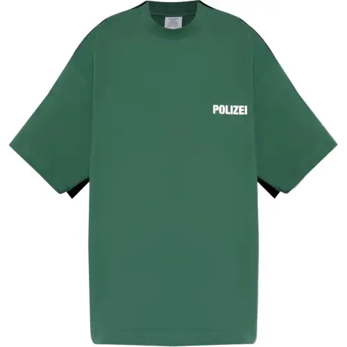 Vetements Logo print Cotton T shirt