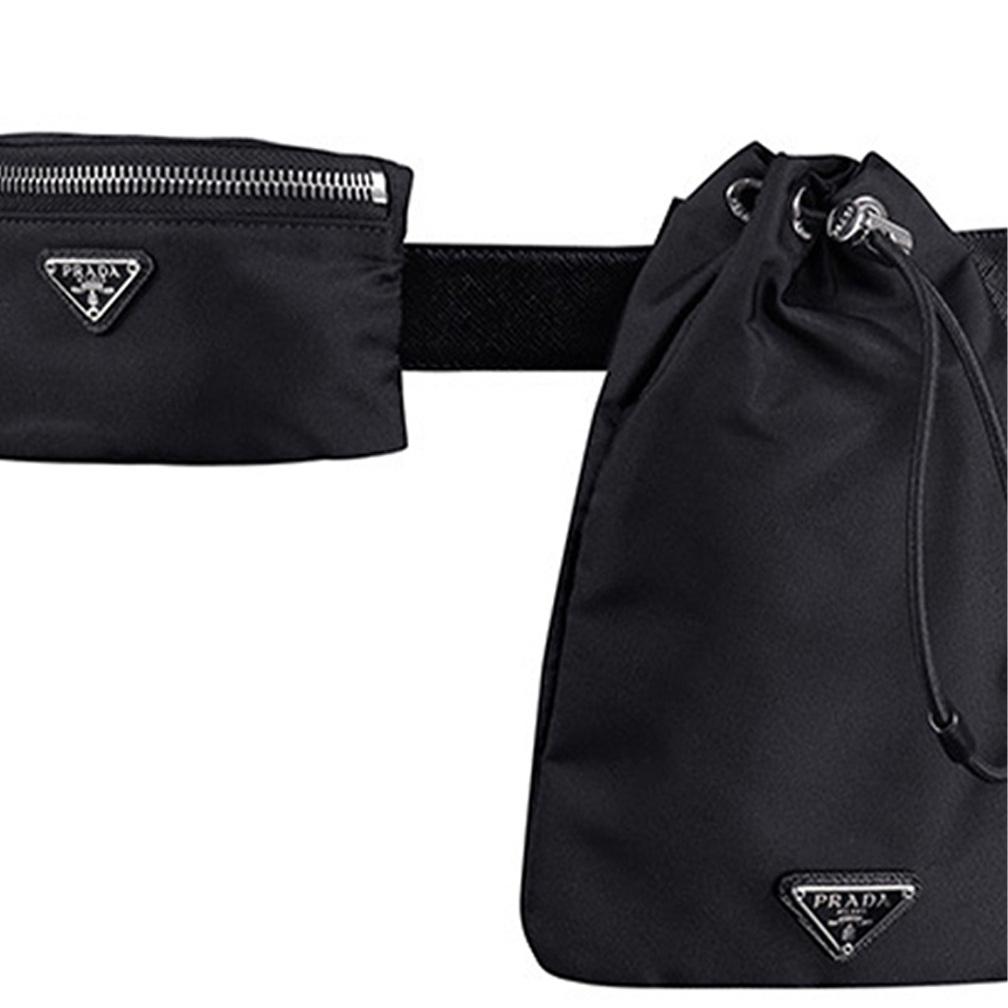 Мужская сумка Prada (черная) — фото 3