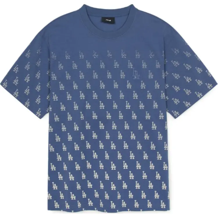 MLB T-Shirts Men's Blue Crew Neck