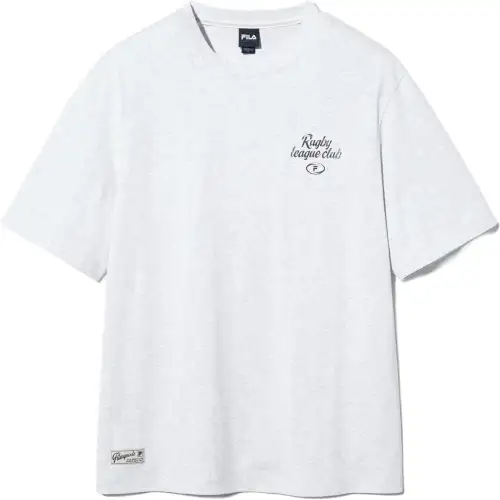 FILA T Shirts Unisex Gray Crew Neck