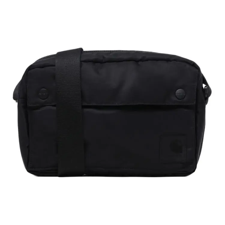 Carhartt WIP Nylon Shoulder Bag, Crossbody Bag Unisex Black