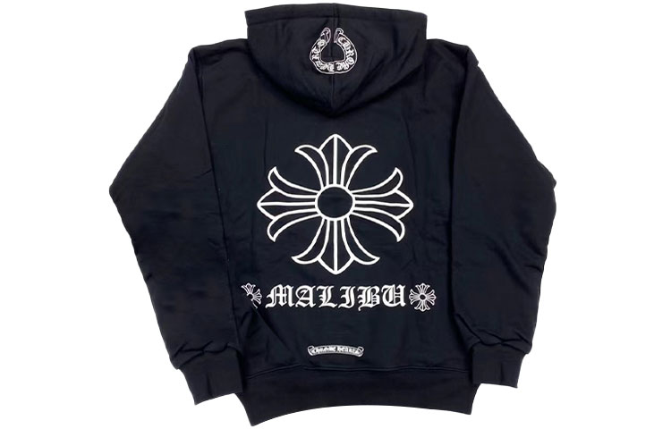 Chrome Hearts Floral Cross Thermal Lined Zip Up Hoodie