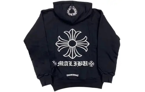 Chrome Hearts Floral Cross Thermal Lined Zip Up Hoodie