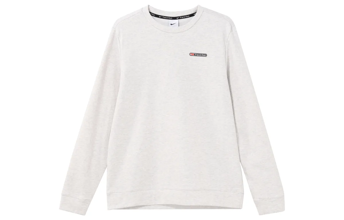 Nike Dri-Fit Sweatshirts Men's Photon Gray Crew Neck Moderate Regular