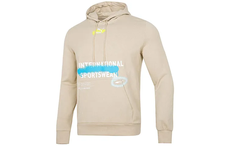 PUMA Sweatshirts Men's Ecru Hooded Moderate Regular