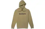 Timberland Sweatshirts Men's Green Hooded Moderate Regular