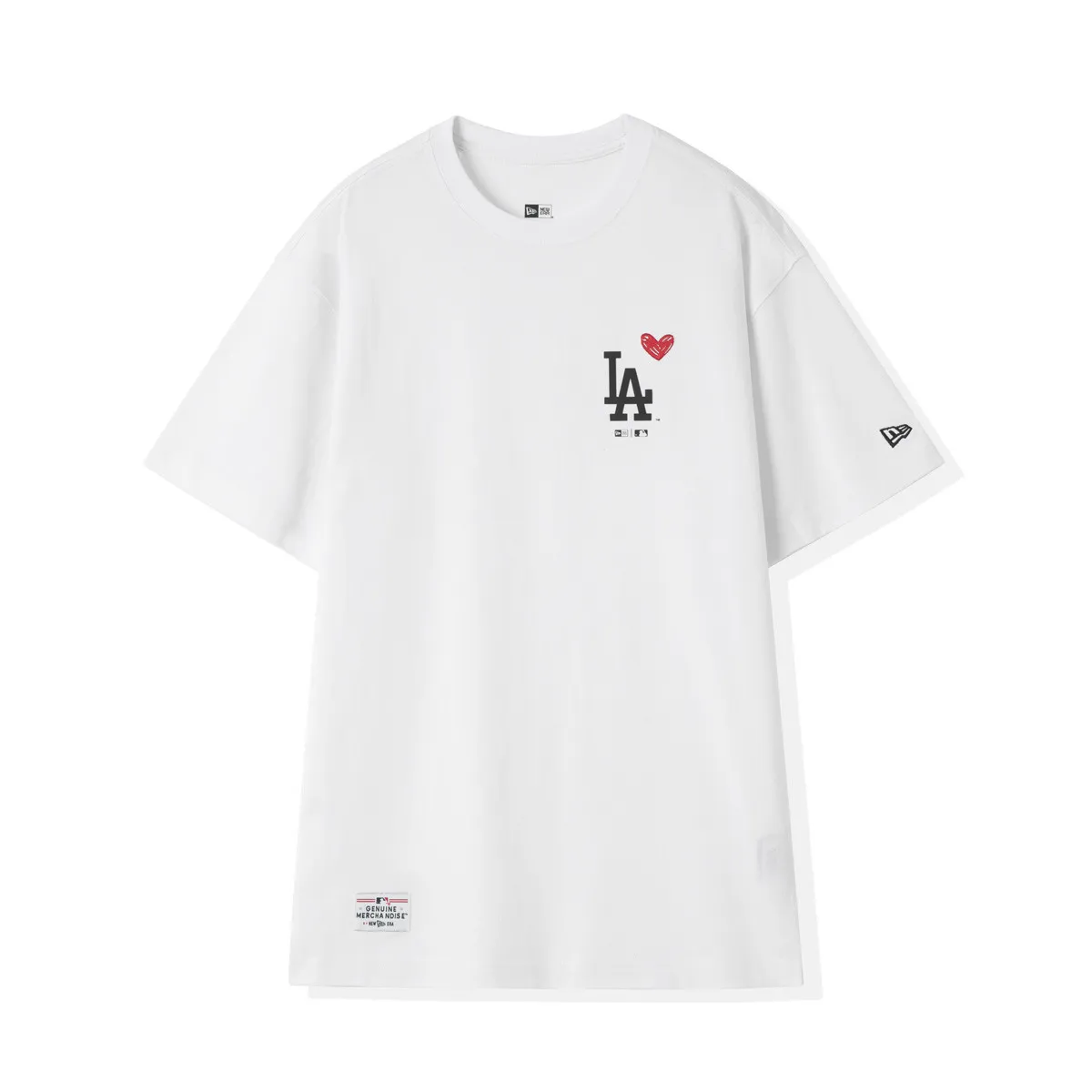 New Era T-Shirts Unisex White Crew Neck Moderate