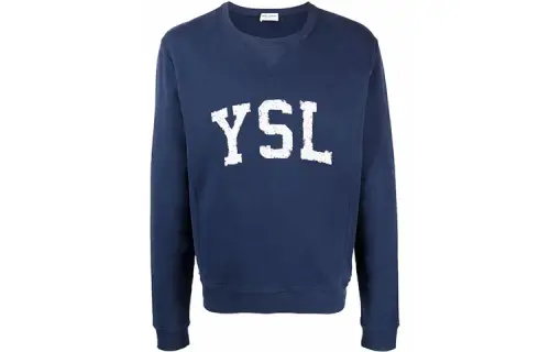 SAINT LAURENT Pre Owned 2010 Logo intarsia Jumper