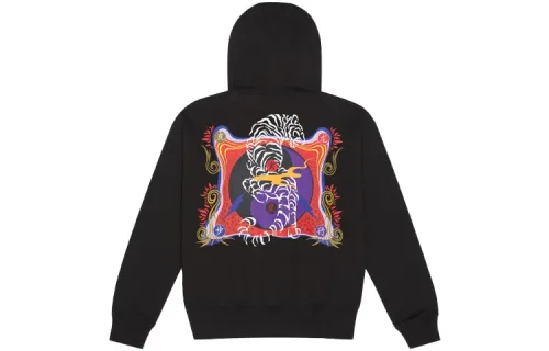 Levis Sweatshirts Men's Black Hooded Moderate Regular