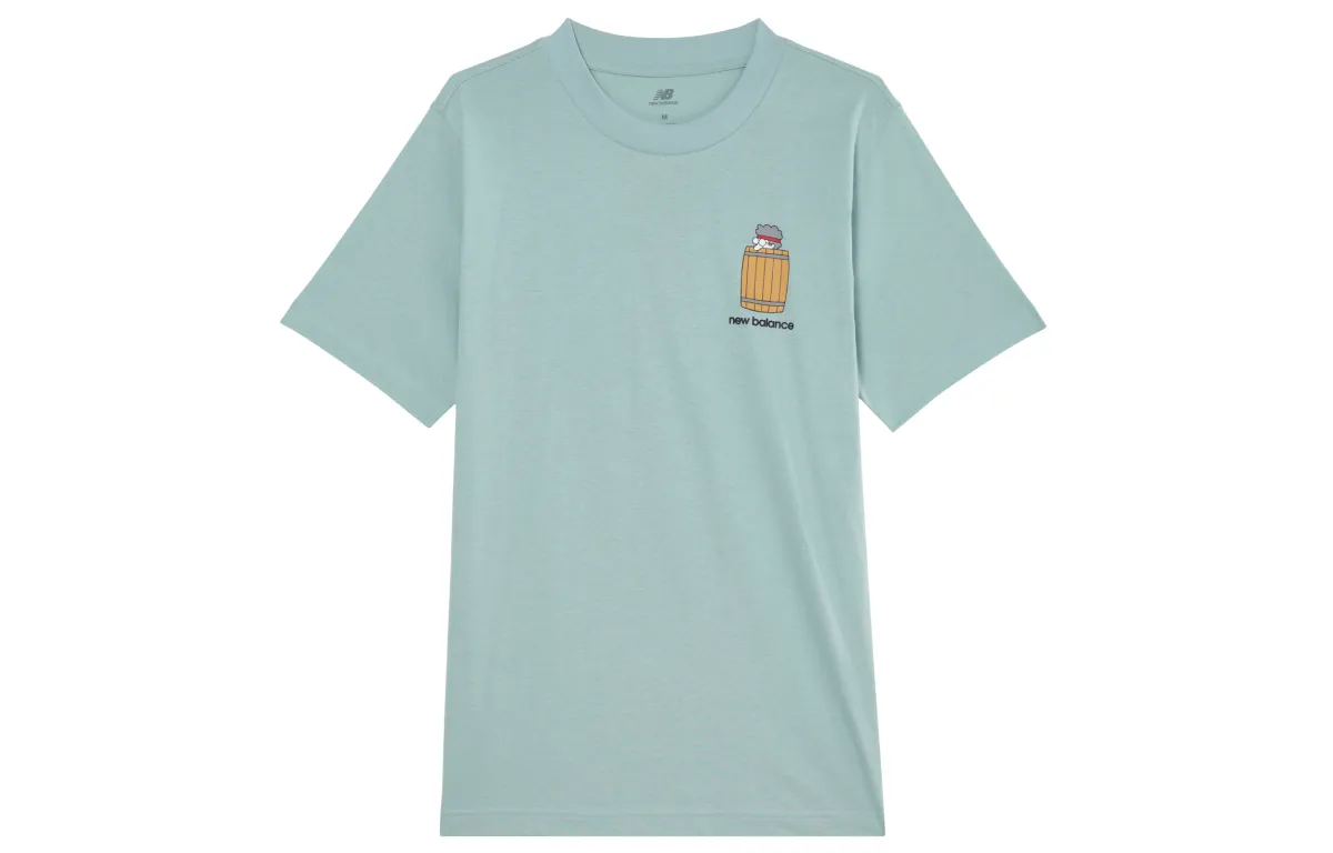 New Balance Barrel Runner T Shirt Men's Green