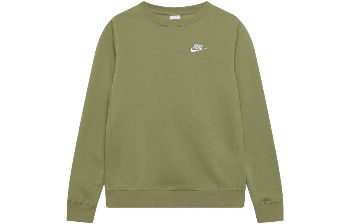 Nike Sweatshirts Unisex Green Crew Neck Moderate Other
