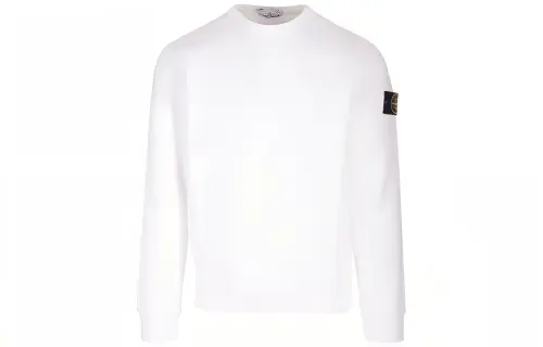 STONE ISLAND Logo Patch Crewneck Sweatshirt