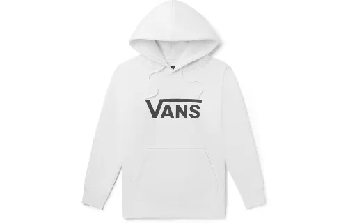 Vans Sweatshirts Unisex White Hooded Moderate Regular