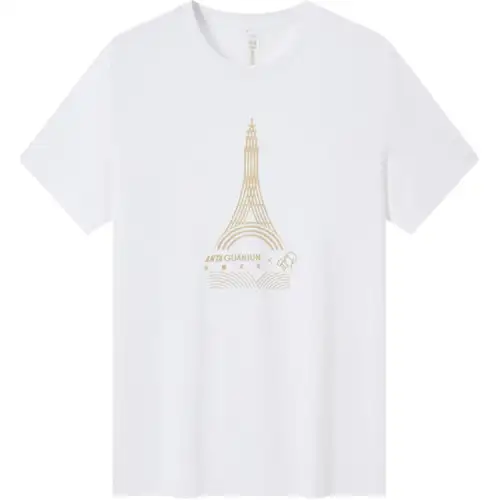 Anta x XICHA,LIANMINGKUAN T Shirt Unisex Pure White