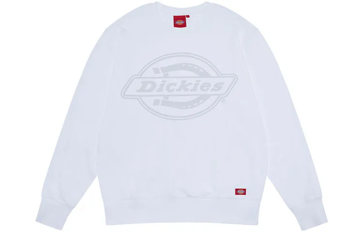 Dickies Sweatshirts Unisex White Crew Neck Moderate Heavyweight