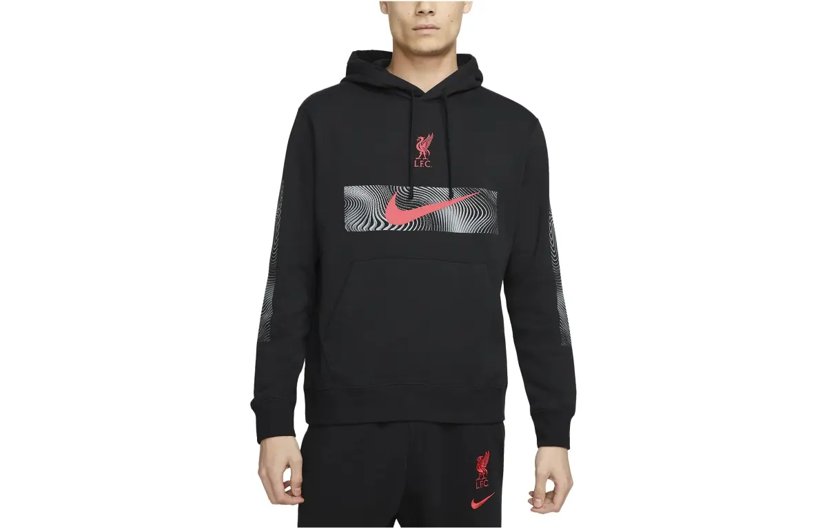 Nike Sweatshirts Men's Black Hooded Moderate Other