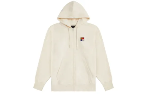 Vans Sweatshirts Men's Beige Hooded Moderate Regular
