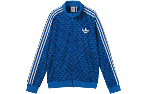 Adidas Originals ADICOLOR 70S MONOGRAM TRACK Sweatshirt Men's Blue