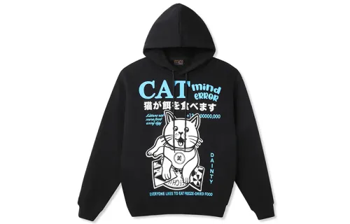 MIND ERROR Sweatshirts Unisex Hooded Thickened Regular