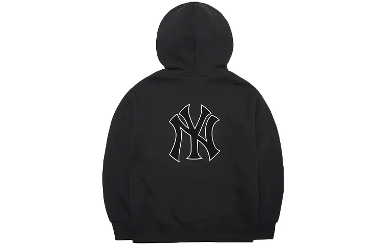 MLB Sweatshirts Unisex Black Hooded (Non-detachable) Moderate
